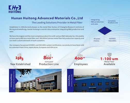 Super Fine 1-100um Corrosion Resistant Stainless Steel Sintered Metal Fiber with High Electrical Conductivity