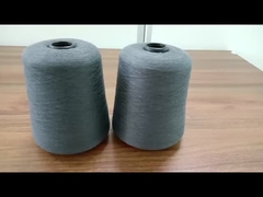 Черная пряжа 21s 28% из нержавеющей стали, 36% из хлопка смешан с 36% полиэстером для антистатического сока